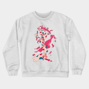 crude cat hands Crewneck Sweatshirt